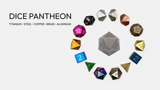 Dice Pantheon | Precision-Milled DnD Metal Dice Collection