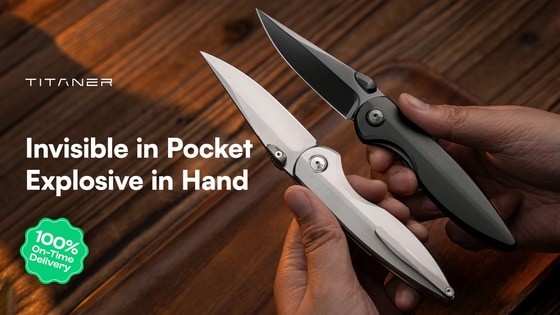Titaner Heron: Titanium EDC Cutting Tool, Back to Pure Cut