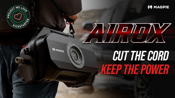AIROX: 145 PSI Cordless Dual-Compressor. Just 9.9 lb
