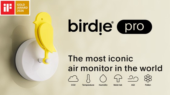 Birdie® Pro: the iconic air monitor - now upgraded!