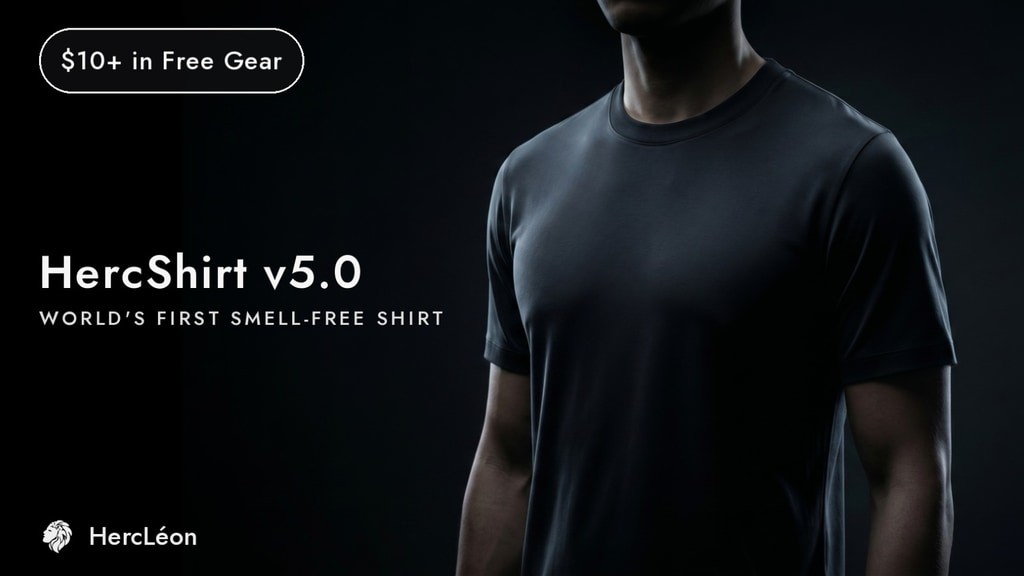 HercShirt 5.0 - The World's First Smell-Free Shirt