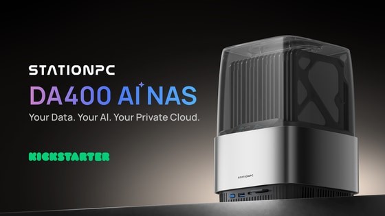 StationPC DA400:Your Next-Gen AI NAS & Local AI Cloud