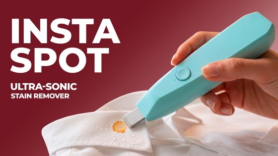 InstaSpot: the first pocket-sized ultrasonic stain remover