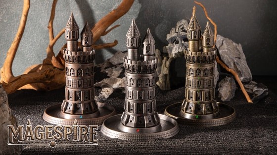 MageSpire: Dual-Result Metal RPG Dice Fortress