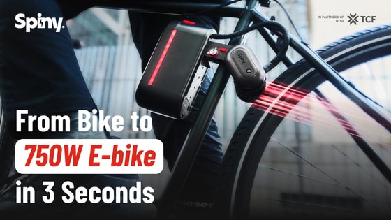 Spiny 2: Turn Your Bike Into a 750W E-Bike in 3 Seconds
